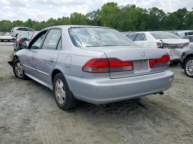 1HGCG16521A020989 - 2001 HONDA ACCORD EX SILVER photo 3