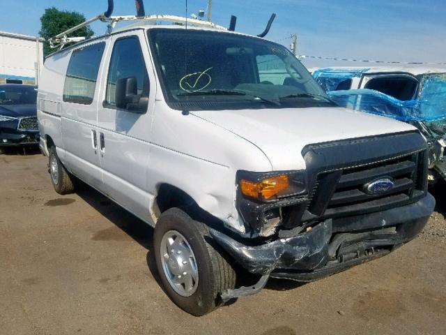 1FTNE1EW6BDA21473 - 2011 FORD ECONOLINE WHITE photo 1