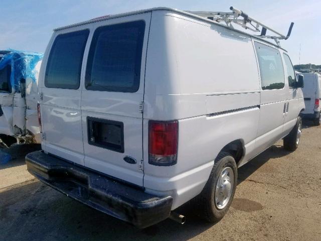 1FTNE1EW6BDA21473 - 2011 FORD ECONOLINE WHITE photo 4