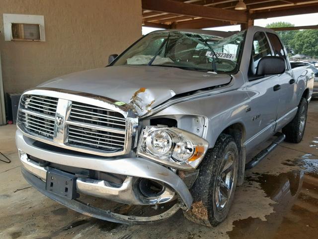 1D7HA18258S555821 - 2008 DODGE RAM 1500 S SILVER photo 2