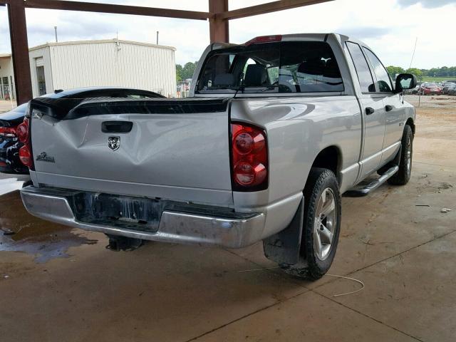 1D7HA18258S555821 - 2008 DODGE RAM 1500 S SILVER photo 4