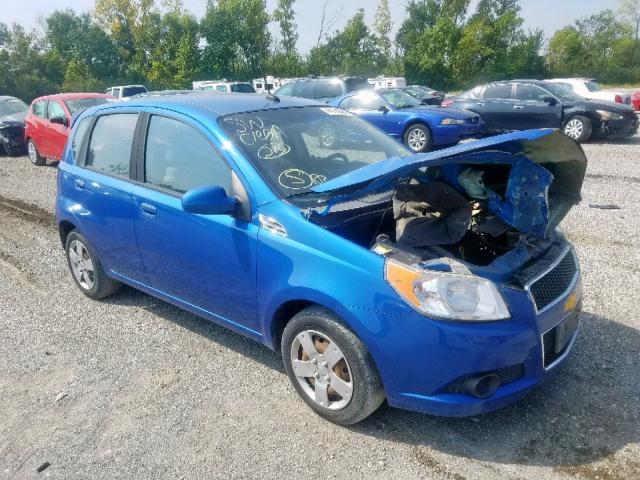 KL1TD6DE7BB147487 - 2011 CHEVROLET AVEO LS BLUE photo 1