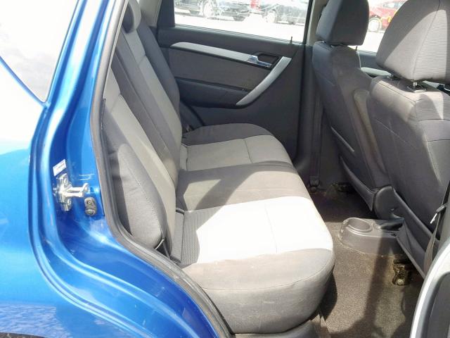 KL1TD6DE7BB147487 - 2011 CHEVROLET AVEO LS BLUE photo 6