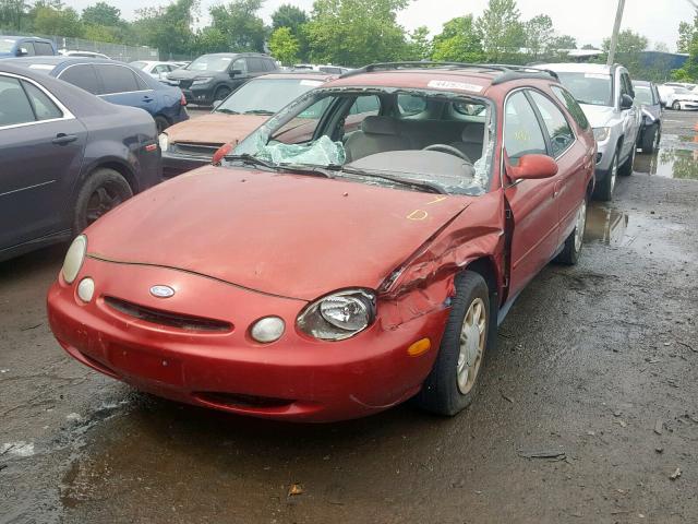 1FALP57U3TG316587 - 1996 FORD TAURUS GL MAROON photo 2