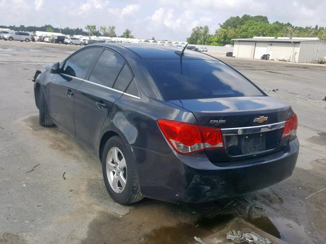 1G1PC5SBXD7300278 - 2013 CHEVROLET CRUZE LT CHARCOAL photo 3