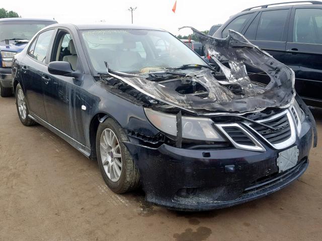 YS3FB49YX81014345 - 2008 SAAB 9-3 2.0T BLACK photo 1