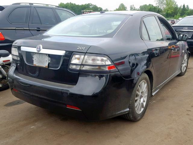 YS3FB49YX81014345 - 2008 SAAB 9-3 2.0T BLACK photo 4