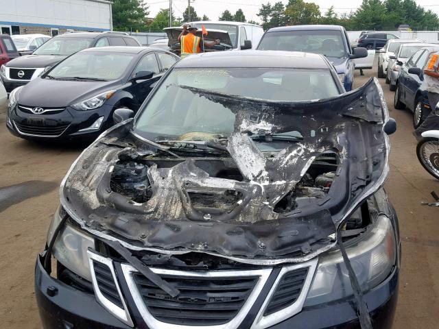 YS3FB49YX81014345 - 2008 SAAB 9-3 2.0T BLACK photo 9