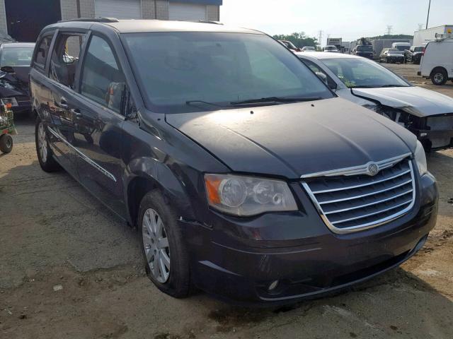 2C4RC1BG7ER443208 - 2014 CHRYSLER TOWN & COU BLACK photo 1