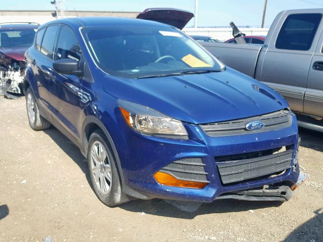 1FMCU0F7XGUB89342 - 2016 FORD ESCAPE S BLUE photo 1