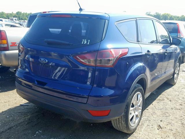 1FMCU0F7XGUB89342 - 2016 FORD ESCAPE S BLUE photo 4