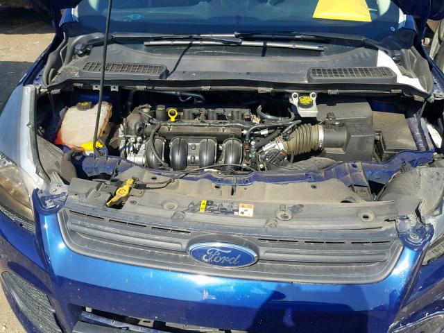 1FMCU0F7XGUB89342 - 2016 FORD ESCAPE S BLUE photo 7