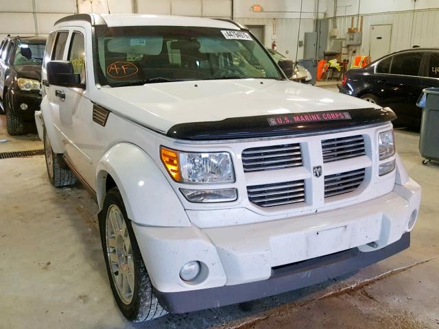 1D4PU4GK5BW517556 - 2011 DODGE NITRO HEAT WHITE photo 1