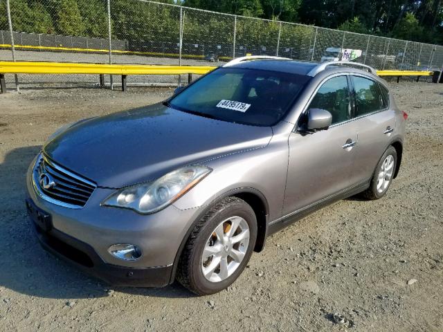 JN1AJ0HR9AM756671 - 2010 INFINITI EX35 BASE CHARCOAL photo 2