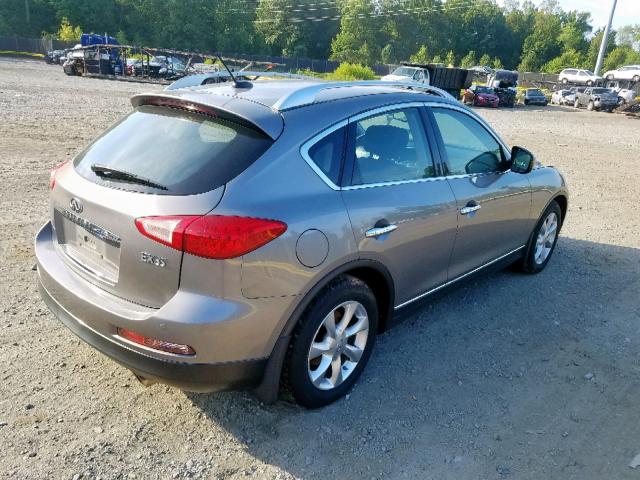 JN1AJ0HR9AM756671 - 2010 INFINITI EX35 BASE CHARCOAL photo 4