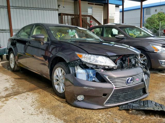 JTHBW1GG9F2078675 - 2015 LEXUS ES 300H BROWN photo 1