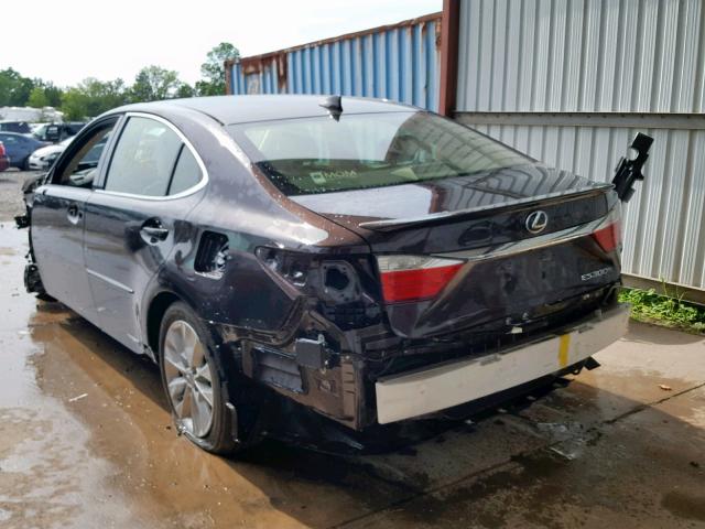 JTHBW1GG9F2078675 - 2015 LEXUS ES 300H BROWN photo 3