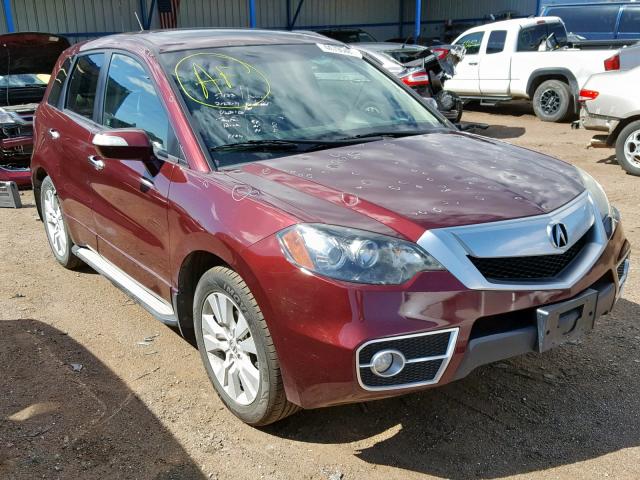 5J8TB1H57CA004396 - 2012 ACURA RDX TECHNO MAROON photo 1