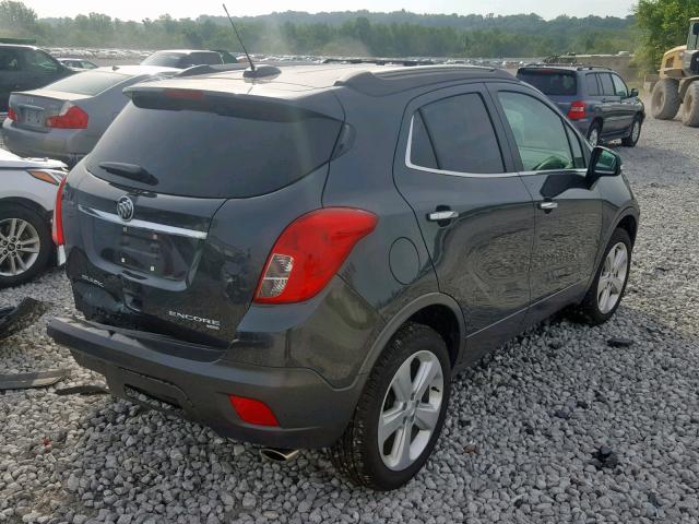 KL4CJESB9GB726082 - 2016 BUICK ENCORE GRAY photo 4