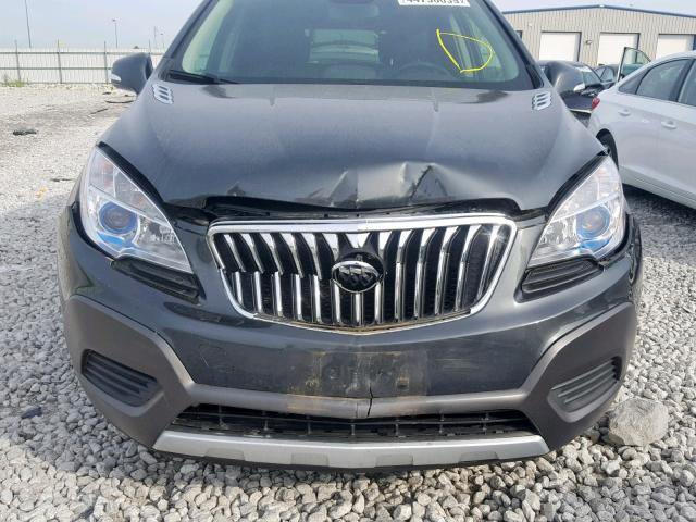 KL4CJESB9GB726082 - 2016 BUICK ENCORE GRAY photo 9