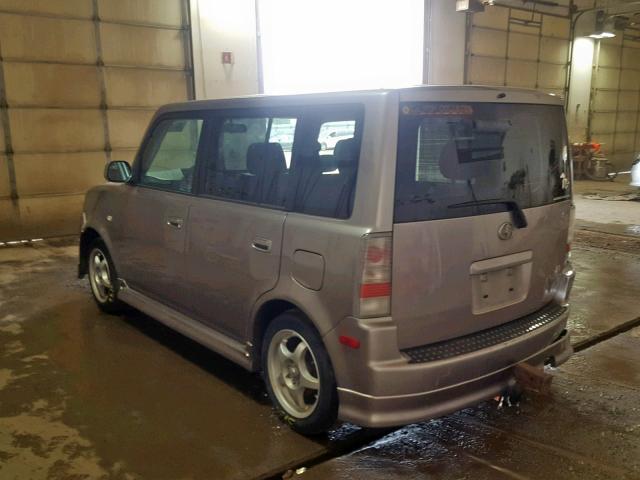 JTLKT324664088589 - 2006 TOYOTA SCION XB 银色 照片 3