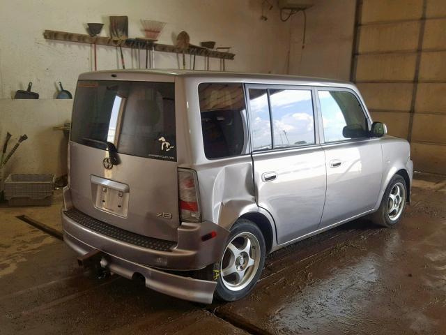 JTLKT324664088589 - 2006 TOYOTA SCION XB 银色 照片 4