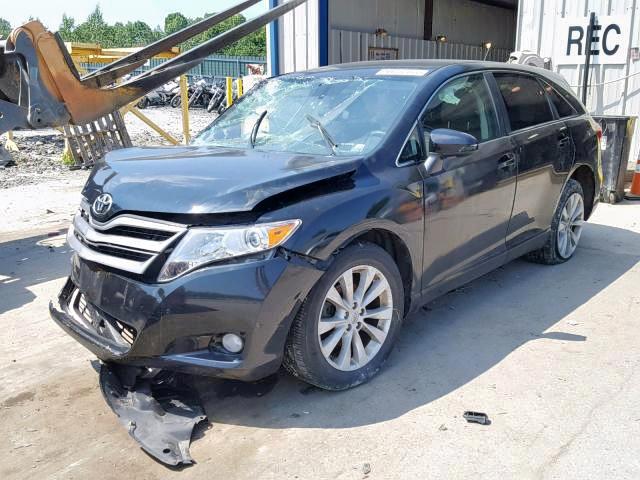 4T3ZA3BB6FU094488 - 2015 TOYOTA VENZA LE BLACK photo 2