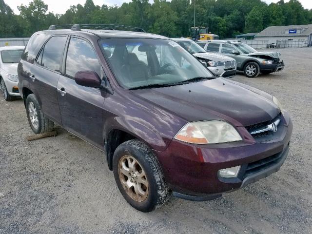 2HNYD18861H543433 - 2001 ACURA MDX TOURIN BURGUNDY photo 1