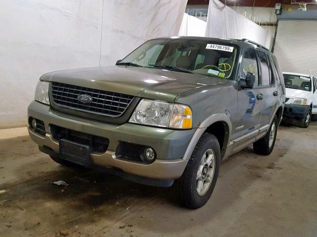 1FMDU84W34ZA97601 - 2004 FORD EXPLORER E GREEN photo 2