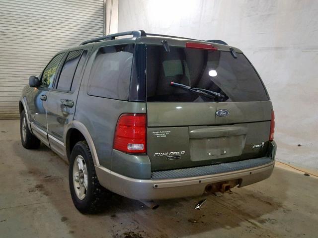 1FMDU84W34ZA97601 - 2004 FORD EXPLORER E GREEN photo 3