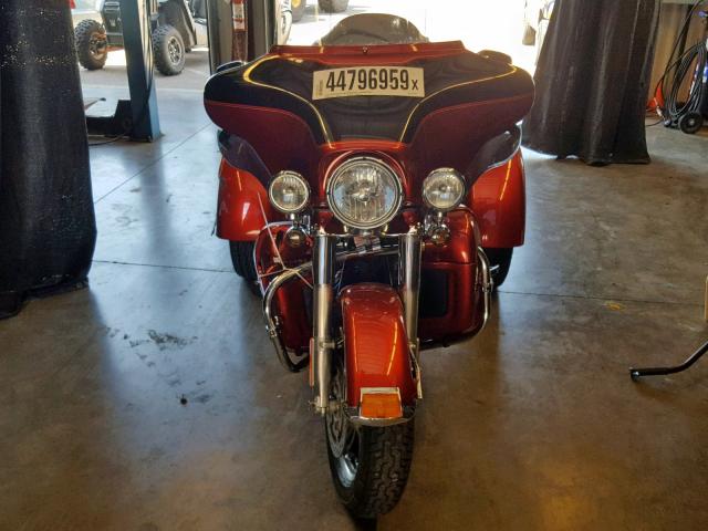 1HD1MAM13CB851475 - 2012 HARLEY-DAVIDSON FLHTCUTG T BURGUNDY photo 10