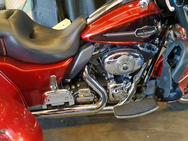 1HD1MAM13CB851475 - 2012 HARLEY-DAVIDSON FLHTCUTG T BURGUNDY photo 7