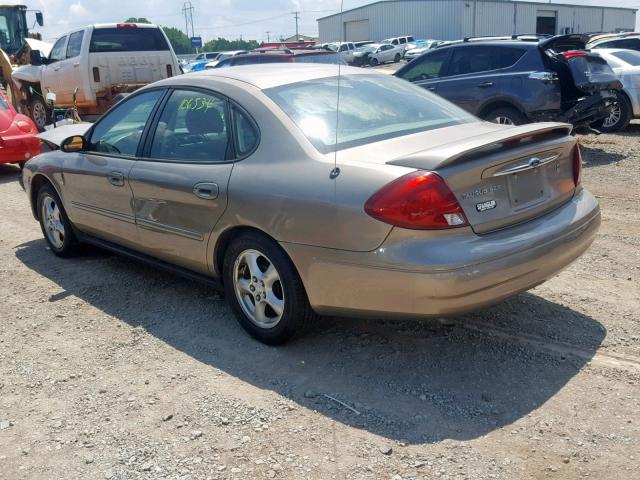 1FAFP55SX2G102757 - 2002 FORD TAURUS SES GOLD photo 3