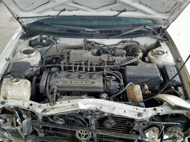 1NXAE00E9PZ115034 - 1993 TOYOTA COROLLA LE WHITE photo 7