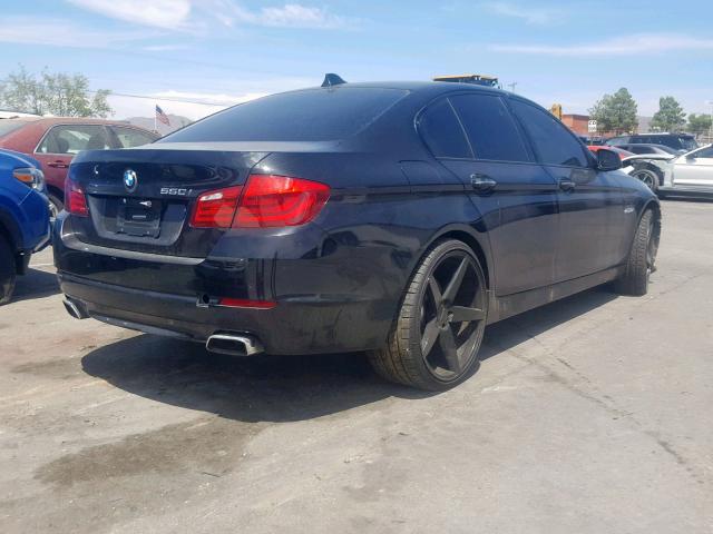 WBAFR9C50BC617912 - 2011 BMW 550 I BLACK photo 4