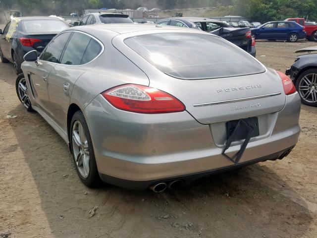 WP0AB2A7XAL061376 - 2010 PORSCHE PANAMERA S GRAY photo 3