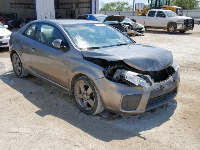 KNAFU6A27A5163490 - 2010 KIA FORTE EX SILVER photo 1