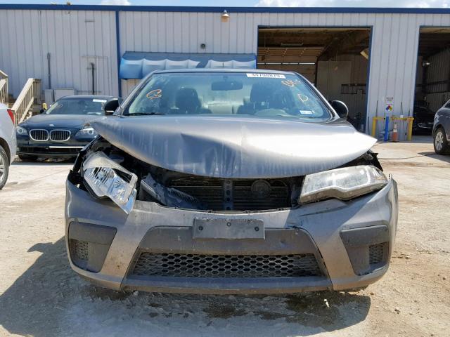 KNAFU6A27A5163490 - 2010 KIA FORTE EX SILVER photo 9