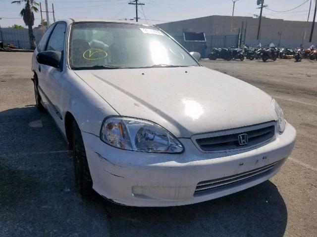 2HGEJ6442YH100497 - 2000 HONDA CIVIC DX WHITE photo 1