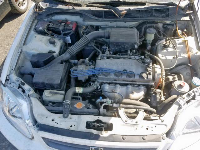 2HGEJ6442YH100497 - 2000 HONDA CIVIC DX WHITE photo 7