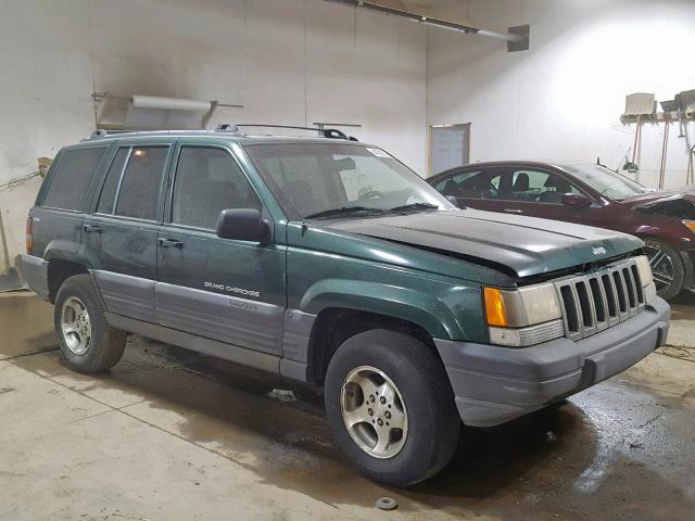 1J4EZ58S0TC112373 - 1996 JEEP GRAND CHER GREEN photo 1