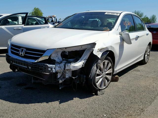 1HGCR2F72FA170531 - 2015 HONDA ACCORD EX WHITE photo 2