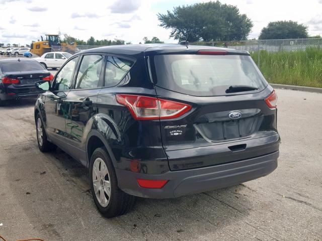 1FMCU0F75FUC40499 - 2015 FORD ESCAPE S BLACK photo 3