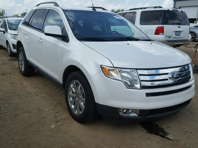 2FMDK3JC2ABB76761 - 2010 FORD EDGE SEL WHITE photo 1