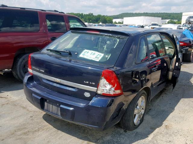 1G1ZT64825F325196 - 2005 CHEVROLET MALIBU MAX 黑色 照片 4