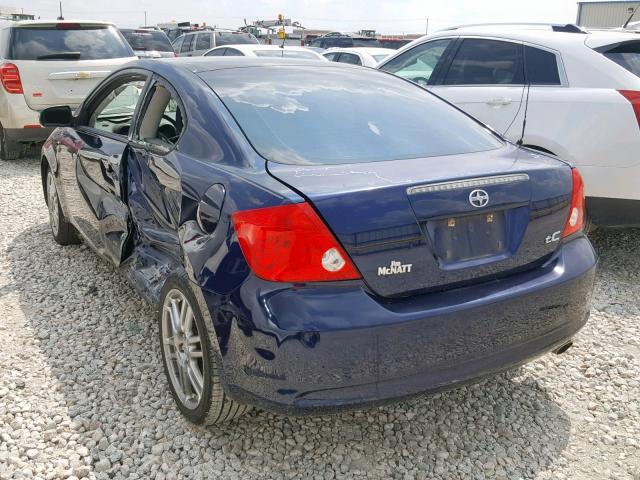 JTKDE167060136014 - 2006 TOYOTA SCION TC ლურჯი ფოტო 3