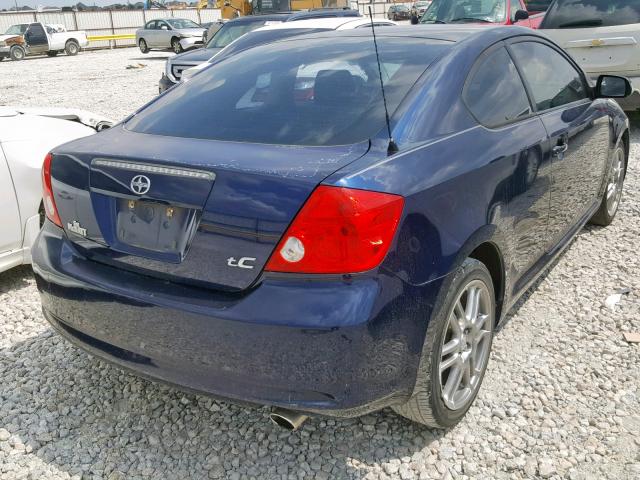 JTKDE167060136014 - 2006 TOYOTA SCION TC ლურჯი ფოტო 4
