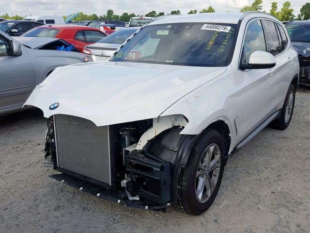 5UXTR7C59KLF36368 - 2019 BMW X3 SDRIVE3 WHITE photo 2