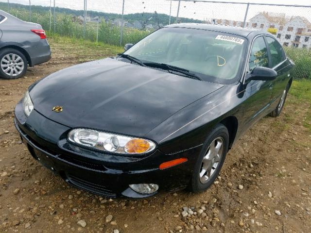 1G3GR64H424124839 - 2002 OLDSMOBILE AURORA BLACK photo 2