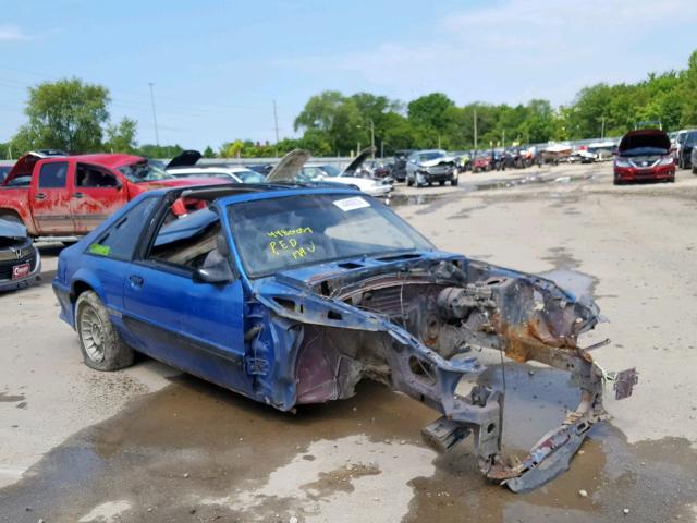 1FABP42E4JF118822 - 1988 FORD MUSTANG GT BLUE photo 1